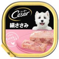 マースジャパン シーザー トレイ 成犬用 絹ささみ (100g) ドッグフード ウェット | ドラッグストアウェルネス