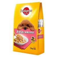 マースジャパン　ペディグリー　パウチ　成犬用　ささみ＆緑黄色野菜　3袋パック　(70g×3袋)　ドッグフード | ドラッグストアウェルネス