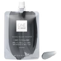 コーセー ONE BY KOSE ダブル ブラック ウォッシャー (140g) 洗顔料 ワンバイコーセー | ドラッグストアウェルネス
