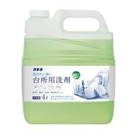 大容量 カネヨ石鹸 野菜・食器洗い 台所用洗剤 業務用 4L コック付　日本製　ライムの香り | WELLVY MALL