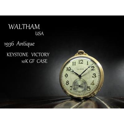 ウォルサム WALTHAM U.S.A アンティーク 懐中時計 ウォッチ 手巻き ウォルサム WALTHAM U.S.A アンティーク 懐中時計 ウォッチ 手