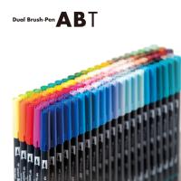 トンボ鉛筆 デュアルブラッシュ ペン 108色 ABT108CBULK 水性マーキングペン | West-Side