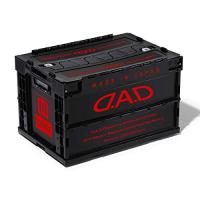 DAD ギャルソン D.A.Dコンテナボックス 50L ブラック/レッド 折りたたみコンテナ GARSON HA573-02 | West Bay Link