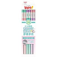 トンボ鉛筆 鉛筆 ippo! きれいに消えるかきかたえんぴつ 2B 1ダース ピンク KB-KSKW01-2B | West Bay Link