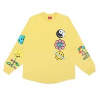 Paragraph パラグラフ 長袖 Tシャツ Flower smile Long sleeve t