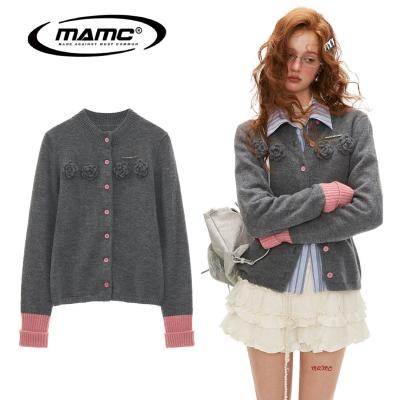 MAMC 30%OFF エムエーエムシー ローズ ニット カーディガン