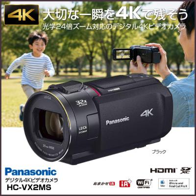 Panasonic HC-VX2MS 4Kビデオカメラ【美品】 hc-vx2msのおすすめ人気商品一覧 通販 - Yahoo!ショッピング