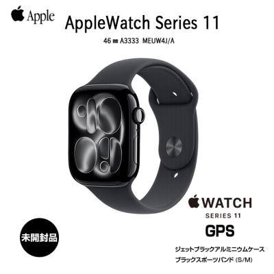 早い者勝ち❗️Apple Watch Series 10（46mm・ジェットブラック・GPS+セルラーモデル）訳あり・保証あり Apple Apple Watch Series 10 GPS+Cellularモデル 46mm MWY53J/A