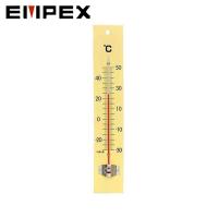 エンペックス 温度計 気温 木製寒暖計 温度表示 木製 寒暖計 掛け用 ブラウン 壁掛け TG-6551 4961386655108 | WHATNOT