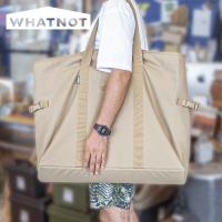 マルチトートバッグ ビッグサイズ ショルダーバッグ バッグ キャンプ アウトドア バーベキュー 収納 ベージュ ブラック 黒 ワットノット WHATNOT