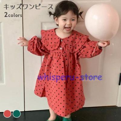 水玉 ワンピース（ワンピース、チュニック（女の子用））｜子ども服 