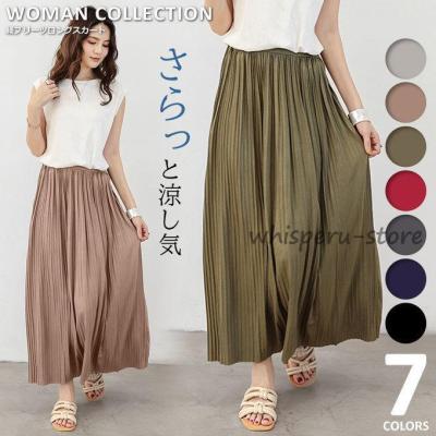 カーキ スカート（サイズ（S/M/L）：フリーサイズ）のおすすめ人気商品  