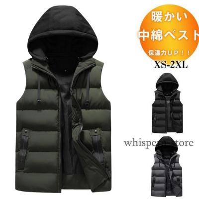   ダウンベスト 黒　XS ダウンベスト（メンズファッション）（サイズ（S/M/L）：～SS(XS