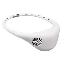 ドウシシャ 携帯扇風機 ハンズフリーファン hooop 2電源(USB 充電式) 風量3段階 ピエリア ホワイト | White Wings2