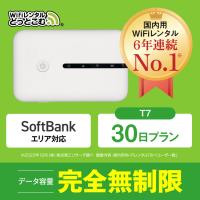 ポケットwifi wifi レンタル レンタルwifi wi-fiレンタル ポケットwi-fi 1ヵ月 30日 softbank ソフトバンク 無制限 モバイルwi-fi ワイファイ  T7