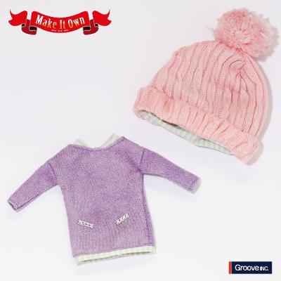(未使用･未開封品)　グルーヴ OutFit selection Knit One-piece set lilac ver. (ニットワンピースセット ライラックバージョン) O-820 v1yptgt アウトフィット ニットワンピースセット ライラックバージョン