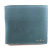 本決算特価　売切御免【Paul Smith】ポールスミス　二つ折り財布　ターコイズ色　ASPC-4833-W804-S | ブランド雑貨屋ウィンパル