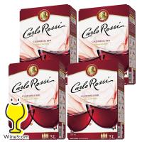 3L BOX 赤ワイン wine 送料無料 サントリー カルロ ロッシ レッド バッグ イン ボックス 3000ml×1ケース/4箱(004)『FSH』 カルロロッシ カリフォルニア | ワイン.comビールチューハイのお店
