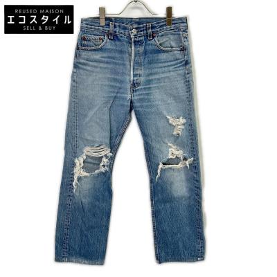 501 リーバイス ダメージ加工（色：ブルー系）の商品一覧 通販 - Yahoo