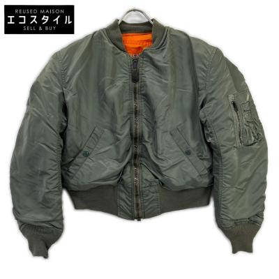 ALPHA アルファ フーデッドリブジャケット （カーキ）XL alpha フーデッドリブジャケット（Alpha Industries）（色：カーキ系