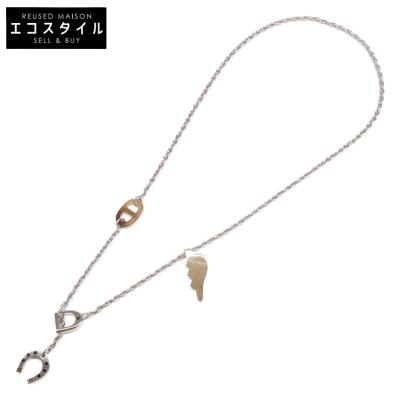 HERMES ダルヴァ バッファローホーン　ネックレス【やや美品】【最終値下】 バッファローホーン ネックレス エルメス（レディースアクセサリー