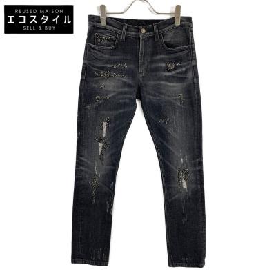 GUCCI ダメージ加工 デニムパンツ 美品 セール‼️ GUCCI - グッチ GUCCI デニムパンツ ダメージ加工 26 インディゴ