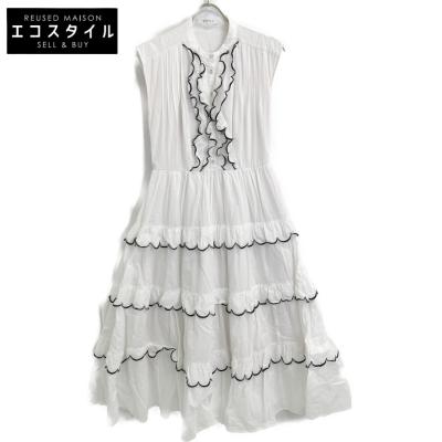 Estella.K エステラケー バイカラースカラップドレス