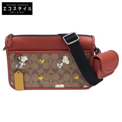 スヌーピー ポーチ　coach COACH コーチ ポーチ 2021 新作 新品 スヌーピー ウッドストック