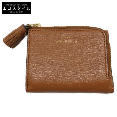 ANYA HINDMARCH アニヤハインドマーチ ブラウン 長財布 箱付 ANYA HINDMARCH（アニヤ・ハインドマーチ） アイズ 財布 長財布 ロング