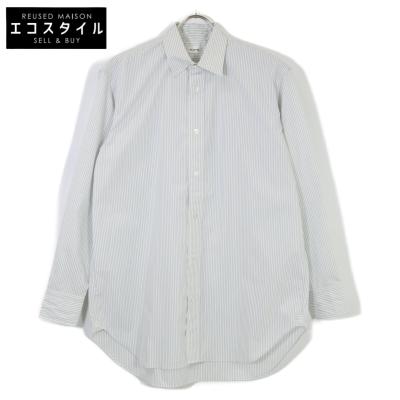 【美品】ブラミンク blamink 　コットンシルク　ストライプ BLAMINK(ブラミンク)のコットンシルクショートスリーブ