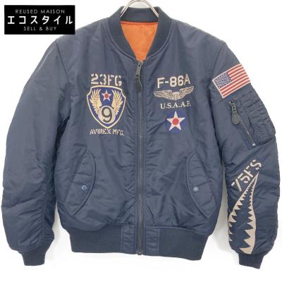 avirex フライトジャケット（色：ネイビー系）のおすすめ人気