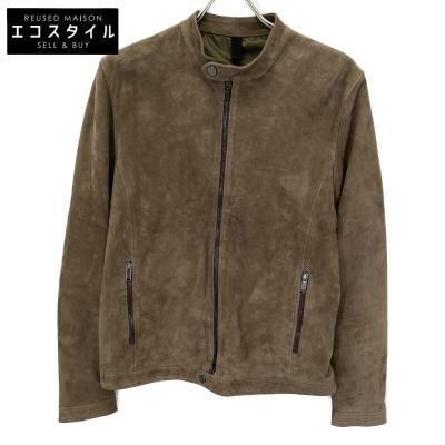TAGLIATORE　スエードシングルライダースジャケット スエードシングルライダースジャケット（TAGLIATORE）（色：ブラウン系