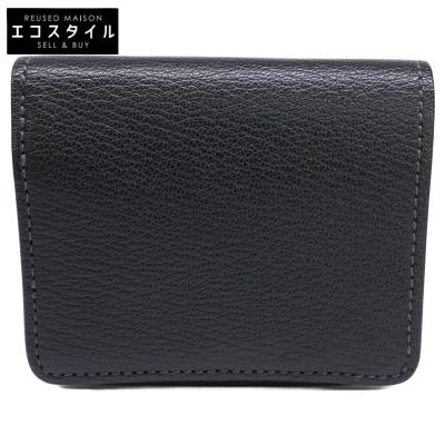 ワイルドスワンズ 2つ折り財布美品  - 黒 WILD SWANS（ワイルドスワンズ）GROUNDER（グラウンダー）2つ折り
