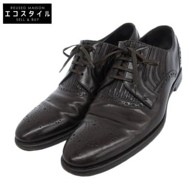 【美品】ドルチェ&ガッバーナ ドレスシューズ パイソン ブラック 7 1/2 美品】ドルチェ&ガッバーナ ドレスシューズ パイソン ブラック 7