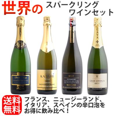 スパークリング（ワインセット本数：4本）のおすすめ人気商品一覧 通販