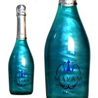 マバム  ビーチ  ゴールド・フュージョン  ボデガス・ビタル・デル・サズ  750ml  （スペイン  ラメ入りスパークリングワイン）  家飲み | うきうきワインの玉手箱2号店