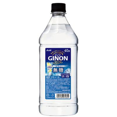正規品 1800ml】アサヒ GINON ジノン 無糖 レモン ペット 1,800ml 40