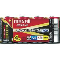 maxell アルカリ乾電池 ボルテージ 単1形 4本 シュリンクパック入 LR20(T) 4P | ウィステリアル