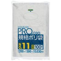 日本サニパック ポリ袋 保存袋 規格袋 スタンダード 透明 100枚入 ごみ袋 L-11 | ウィステリアル