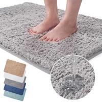 バスマット 速乾 大判 吸水 おしゃれ ふわふわ 滑り止め付 足拭きマット お風呂マット 風呂 浴室 足 ふき マット 玄関マット 北欧 すすめ 人気 父の日 母の日 | withbambiヤフー店