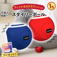 スタイリーボール フィットネスクラブがつくった レッド ネイビー ピンク 東急スポーツオアシス 振動式 電動マッサージ 5段階調整 SLB-100 | CELETOWN-セレタウン