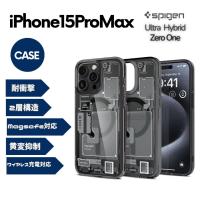 Spigen iPhone15ProMax ケース クリア MagSafe対応 ウルトラ・ハイブリッド・マグフィット ACS06582 ゼロ・ワン | WHITE LABEL ONLINE