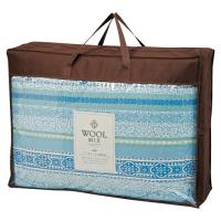 ウールミックス ウール混肌ふとん（羊毛50%） ブルー WLM51505B/RO | 通信販売 ダブルネット ヤフー店
