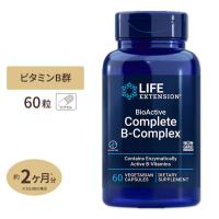 バイオアクティブコンプリート B コンプレックス 60粒 Life Extension (ライフエクステンション) | Women’s Fitness