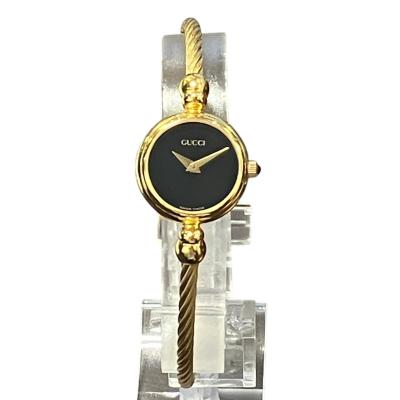 正規品【新品電池】GUCCI 6000L/ブラック×ゴールド 動作品 Gucci 6000L | 東京銀座のヴィンテージウォッチ専門店 - ANTIQURIOUS