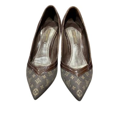 美品 ルイヴィトン LV オープントゥ シルバー パンプス 24cm LOUIS VUITTON パンプス｜シューズ｜ファッション おすすめ人気商品