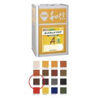 和信化学工業 環境対応木材保護塗料 ガードラックアクア A-10 ブラウン 14kg  取寄 | ネットペイント Yahoo!店