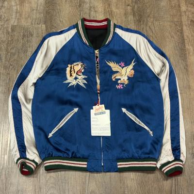 東洋スカジャン 青と銀 白　東洋エンタープライズ 楽天市場】東洋エンタープライズ スカジャン（サイズ（S/M/L）M