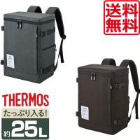 サーモス 保冷買い物用バックパック 保冷バッグ RFP025 ブラック グレー THERMOS エコバッグ 保冷ショッピングバッグ リュック ピクニック 送料無料 | ワールドコンタクト