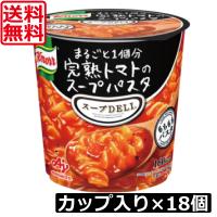 送料無料 クノール スープデリ まるごと1個分 完熟トマトのスープパスタ×18個【3ケース】スープDELI 味の素 | ワールドコンタクト